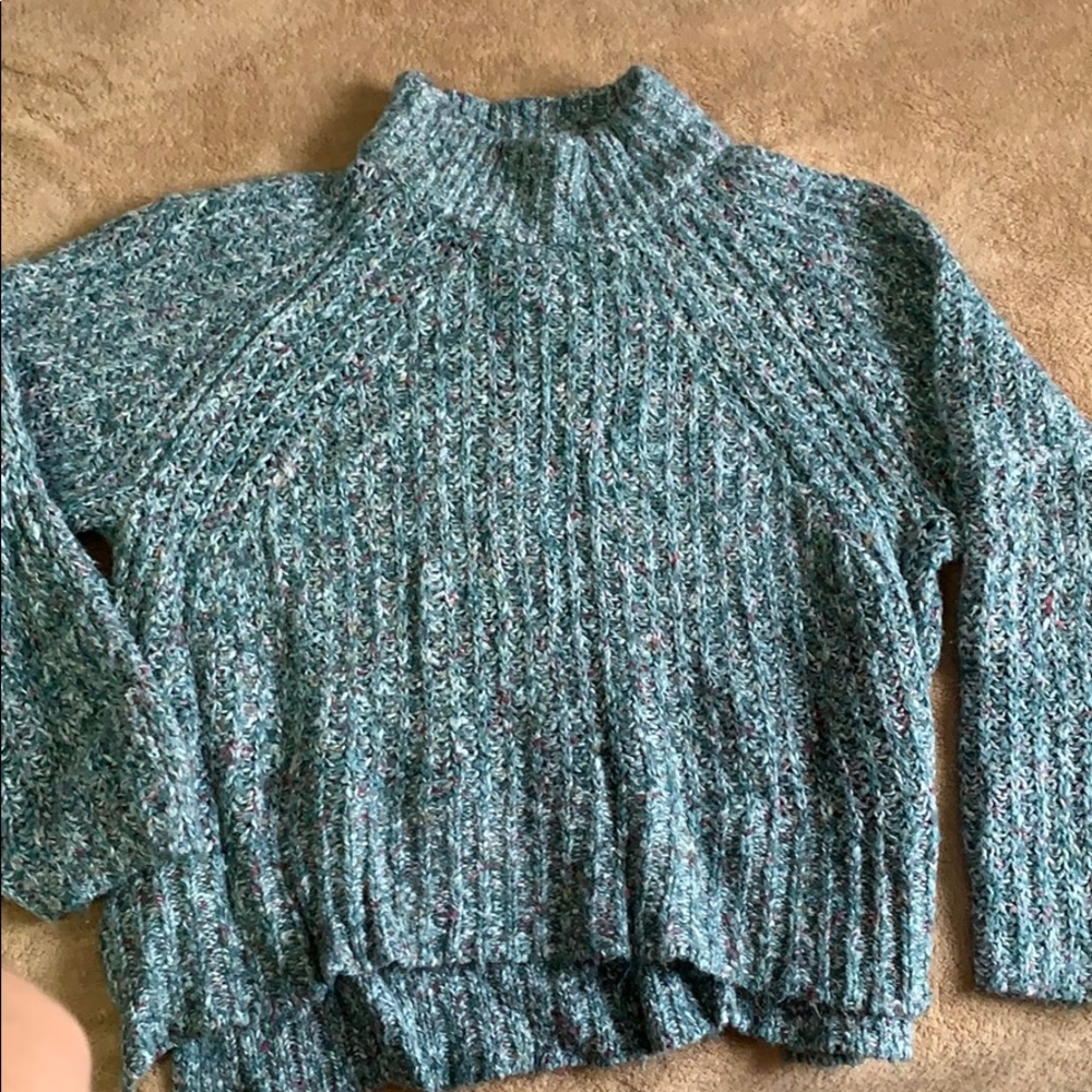 Knit turtleneck sweater